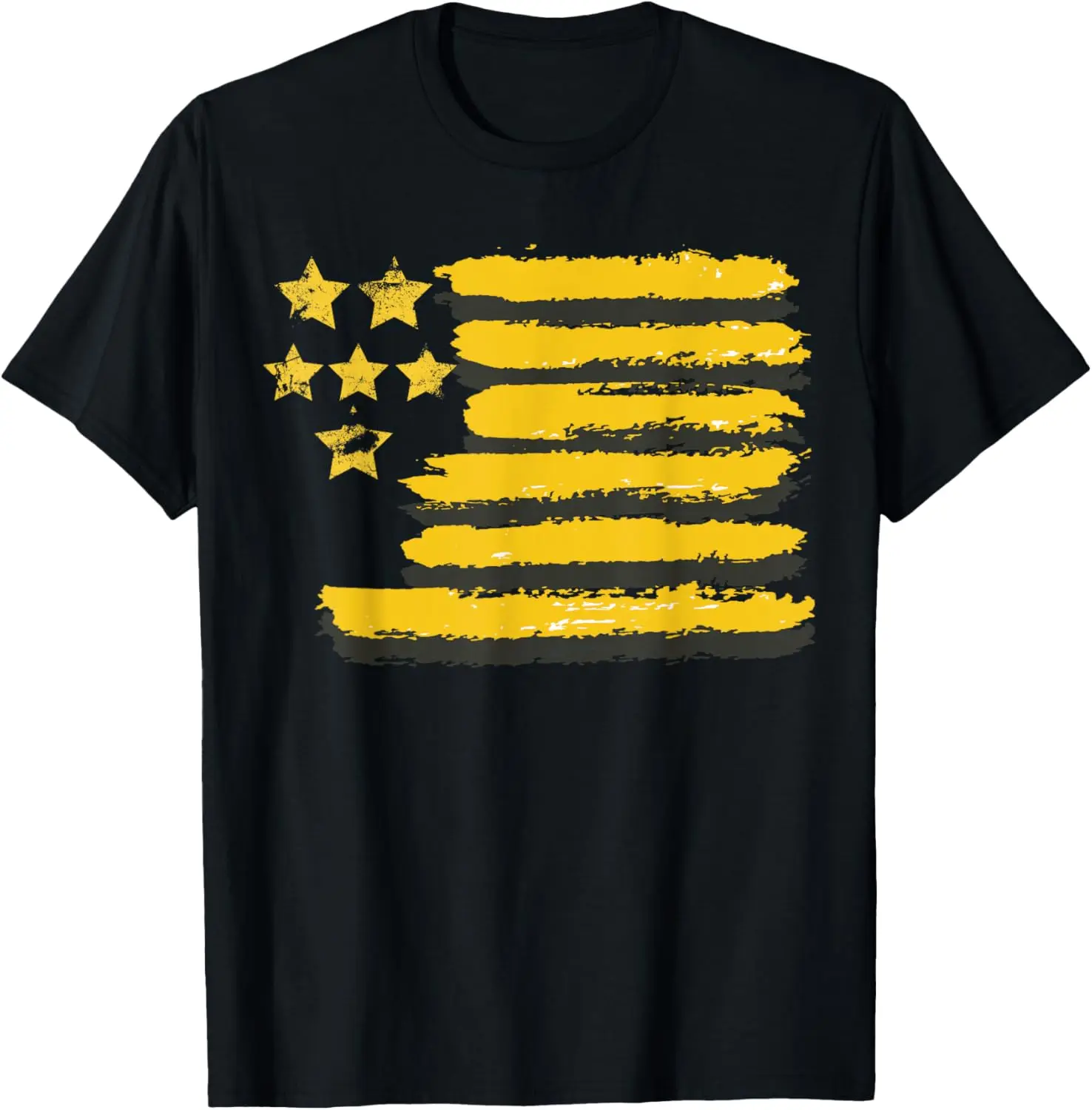 

Футболка Varsity Grunge Stars Stripes Flag University — золотисто-желтая