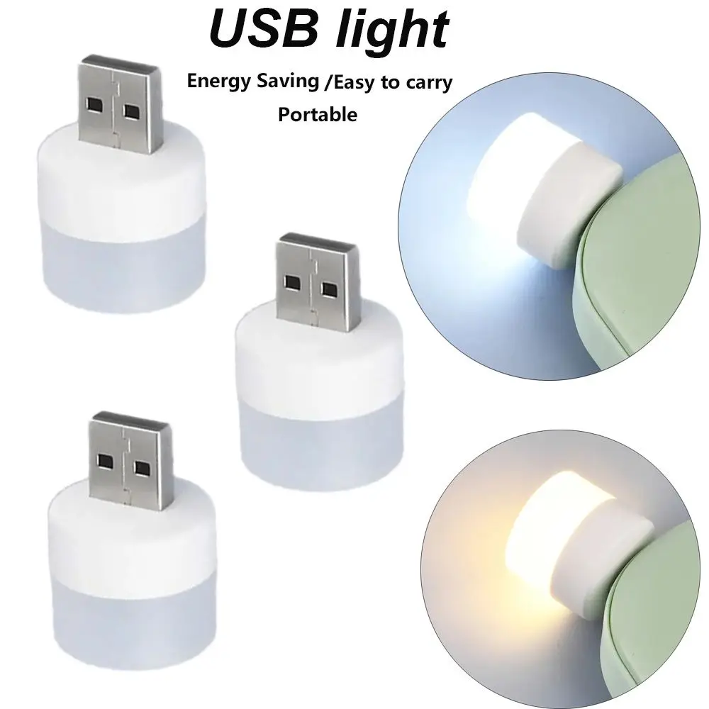 

Outdoor Portable Energy Saving LED Lamp Pocket Card Lamp Mini USB Light Night Light Ultra Low Power