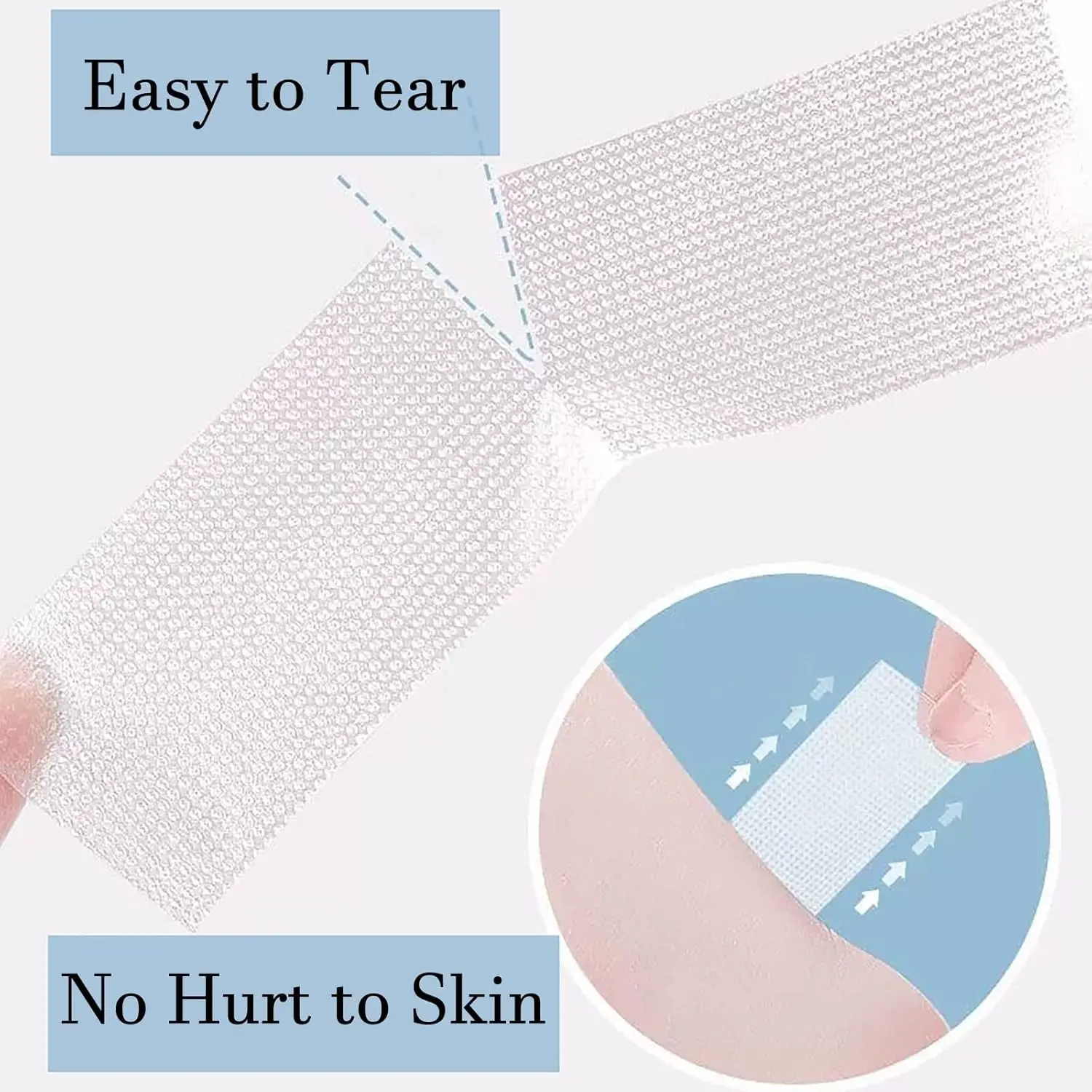 ملصق لاصق للعناية بالقدم 2 لفات، لفة شريط حماية للقدم مضادة للتآكل، شريط غير مرئي مقاوم للماء بكعب عالٍ، وسادة نفطة للكعب