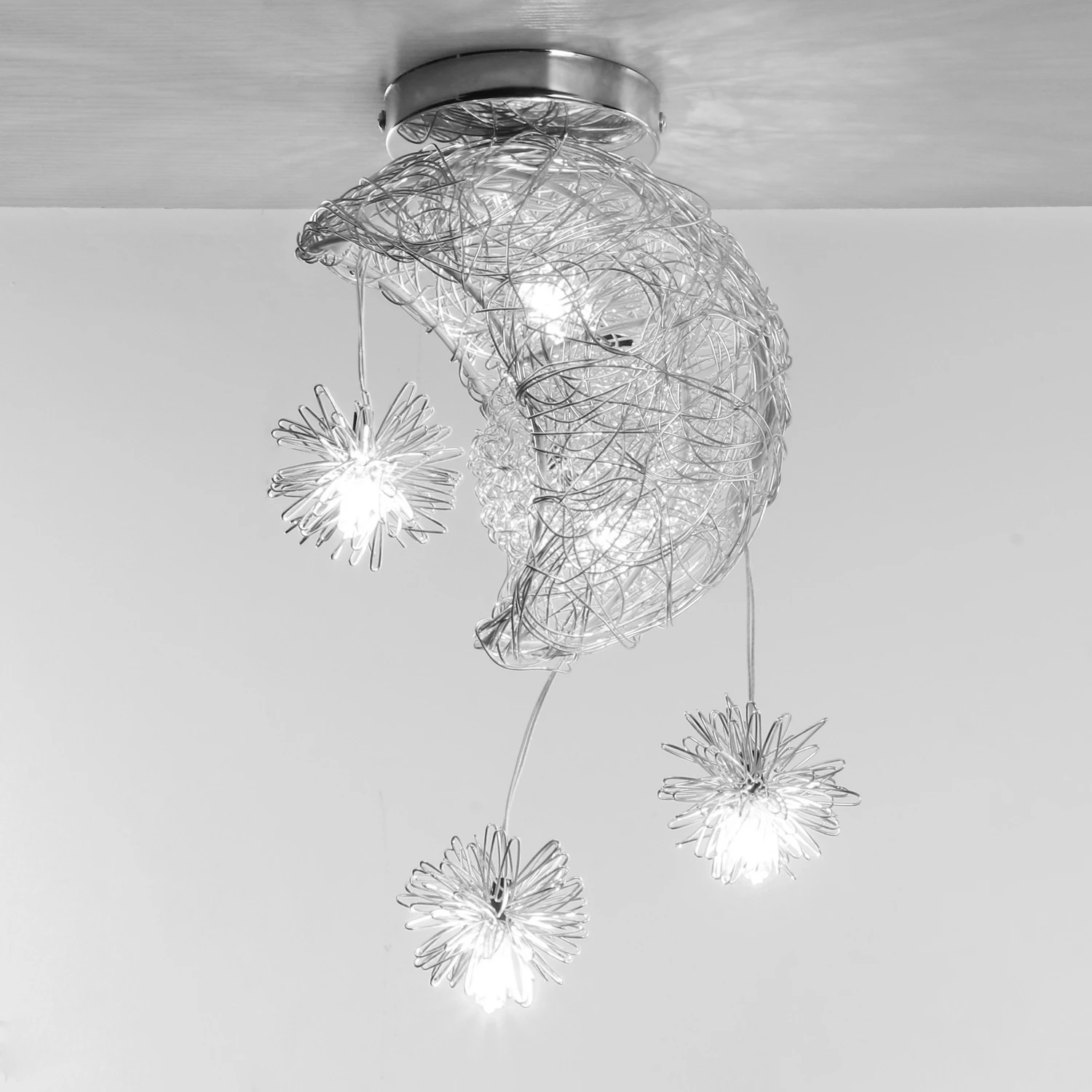 

Nordic Aisle LED Ceiling Lamp Moon Star Pendant Light for Entrance Corridor Balcony Kids Room Art Decor Lighting Chandeliers