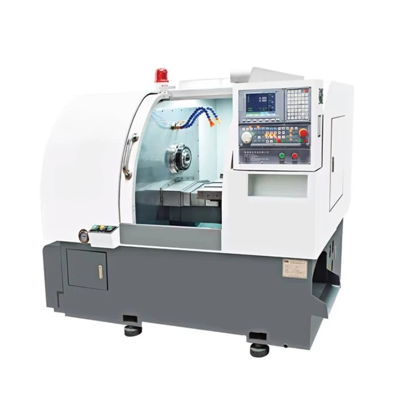 High-Performance 46C CNC Lathe Machine NSK 6 Inch Automatic Slant Bed Horizontal High-Tech Equipment 220V Voltage