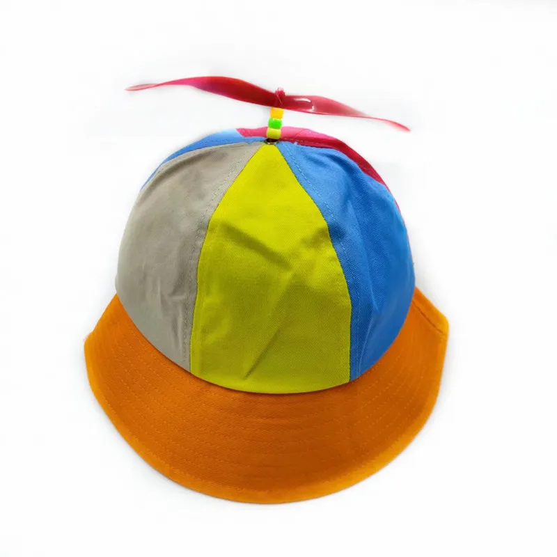 20 Farben Lustiger Propeller Regenbogen-Hubschrauber-Baseballkappe Größe S&L Unisex Kinder Teenager Kleine Köpfe Zylinder für Männer Frauen – Detail 26
