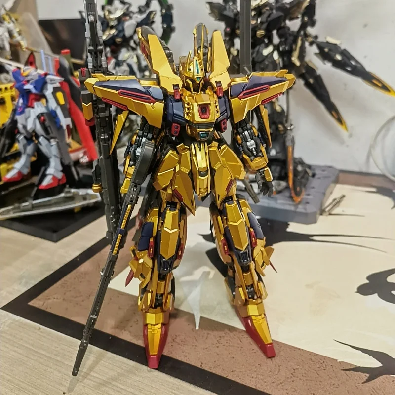 

SHENMA MODEL MG 1/100 Golden Fighter Full Armor FA Hyakushiki Kai Assembly Action Figure Plastic Model Kit in Stock