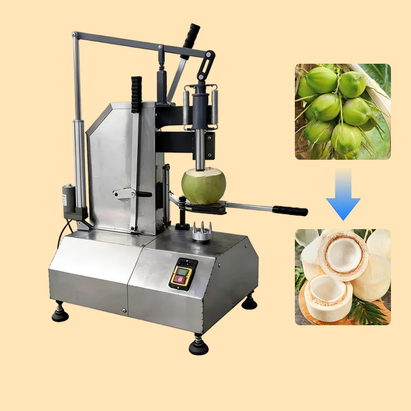 FOODLINE Coconut Machine Electric Coconut Shell Cracking Machine For Beverage Shop Fresh Coconut Raw Material Processing Work
