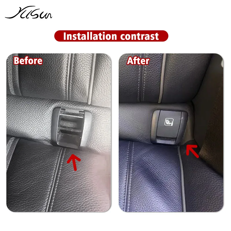 For BMW 5 Series G30 G31 2017-23 Rear Child Safety Seat Anchor Fixing ISOFIX Cover 52207458925 52207458928 Car Seats Accessoires