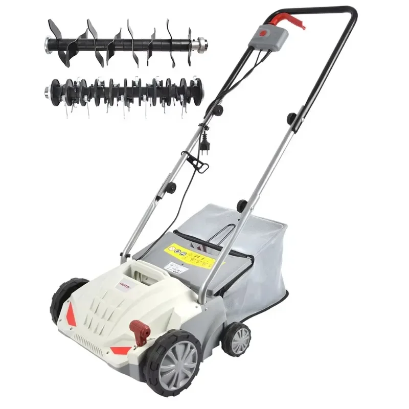 

【Brand new】For Vertak 1500W Electric Dethatcher Scarifier 320mm 30L Bag with 20 Tines & 16 Blades Lawn Aerator for Garden Mainte