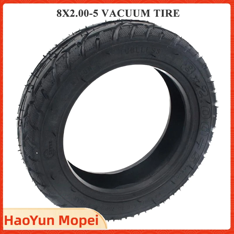 8-inch 8x2.00-5 vacuum tire for KUGOO S1 S3 electric adult scooter tubeless tire