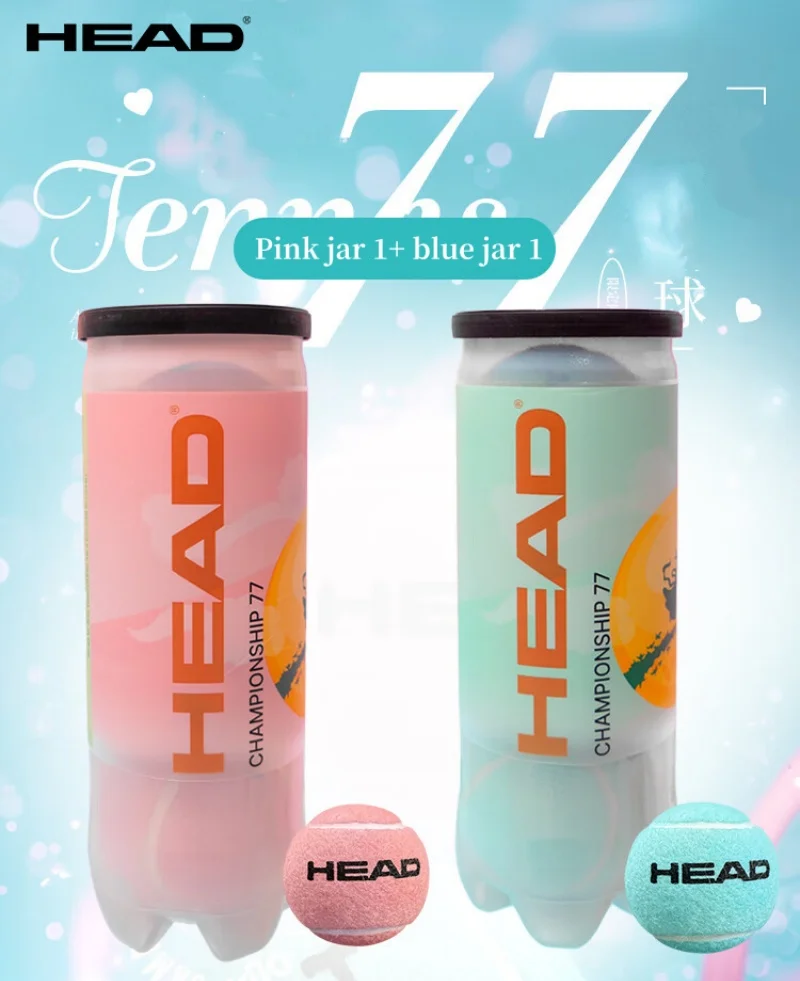 

HEAD 2025 Новый теннисный мяч, китайский теннисный мяч на День святого Валентина, ограниченная серия, высокая эластичность, тренировочный теннисный мяч, прочный