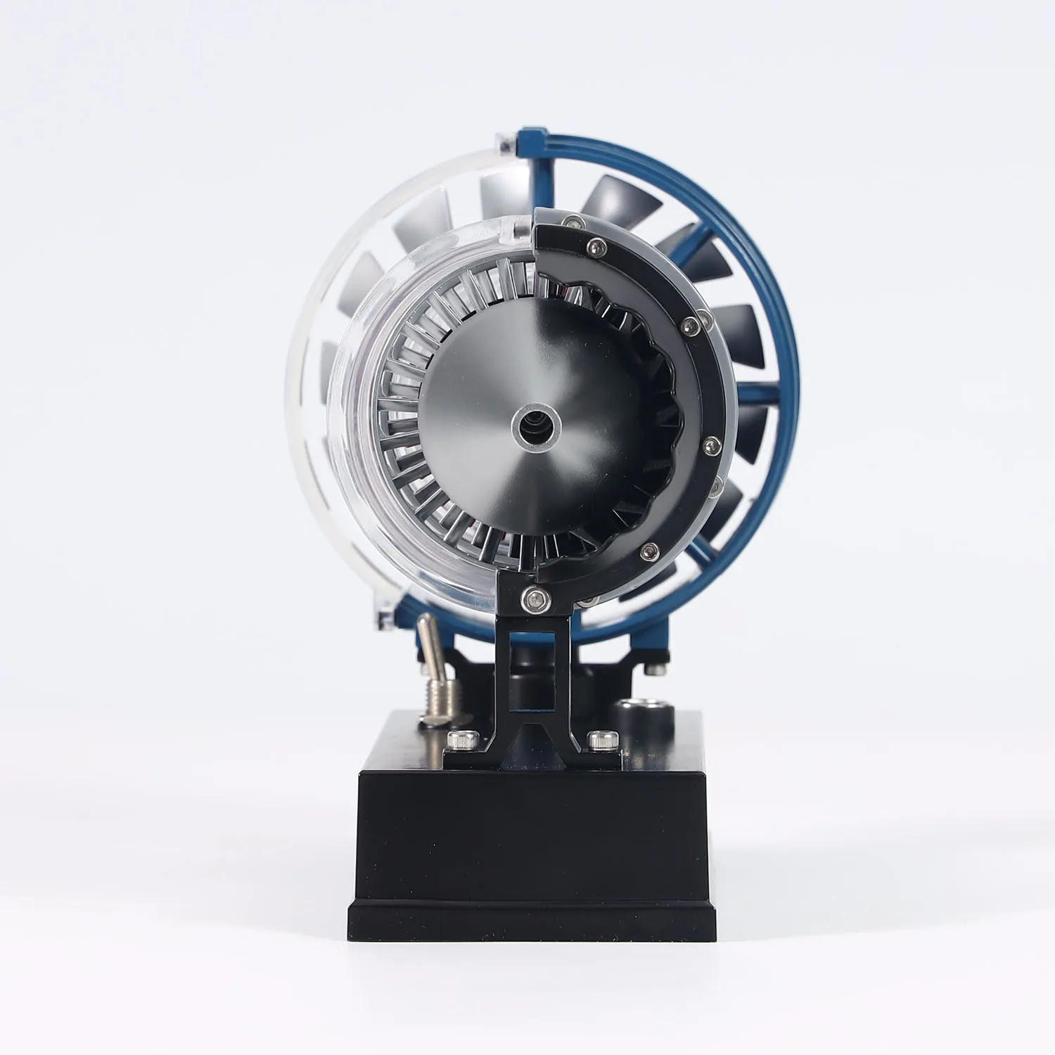 

Metal Mini Aero Turbofan Engine DM122 TECHING DIY Electric Model Collectible Decoration DM122 170+ Parts Manual Assembly Kits