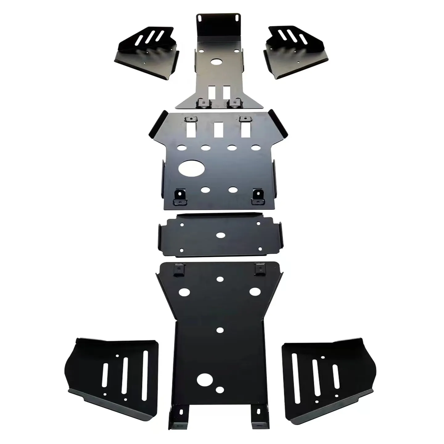 

ATV Parts 2021 CFORCE 450L OPTIONAL PARTS WHOLE STEEL SKID PLATE ACCESSORIES FULL BOTTOM PLATE