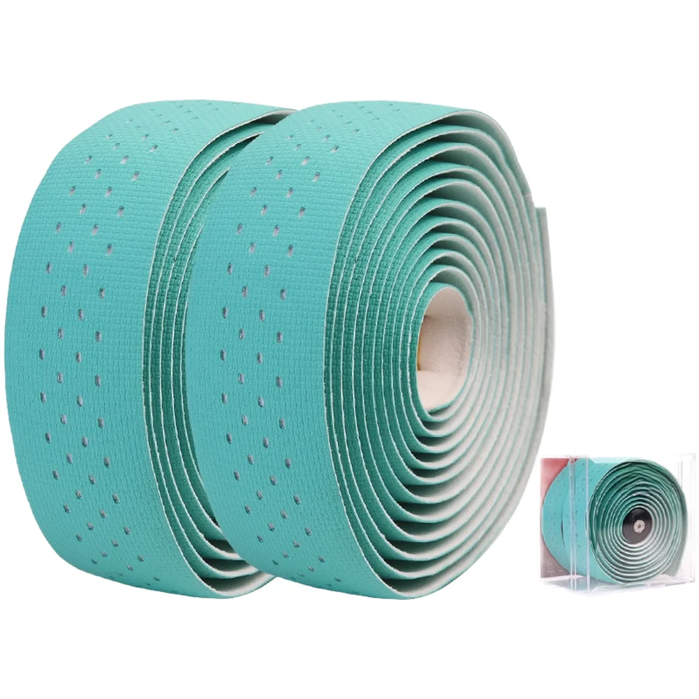 Handlebar Tape with Dual Material Design: Silicone Outer for Grip and EVA Inner for Compression Resistance and Fatigue Reduction