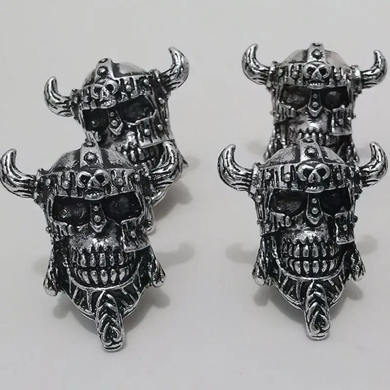 

652F бусины-трубочки для волос в стиле средневековых викингов, рунические бусины для бороды, скандинавские бусины для дредов для