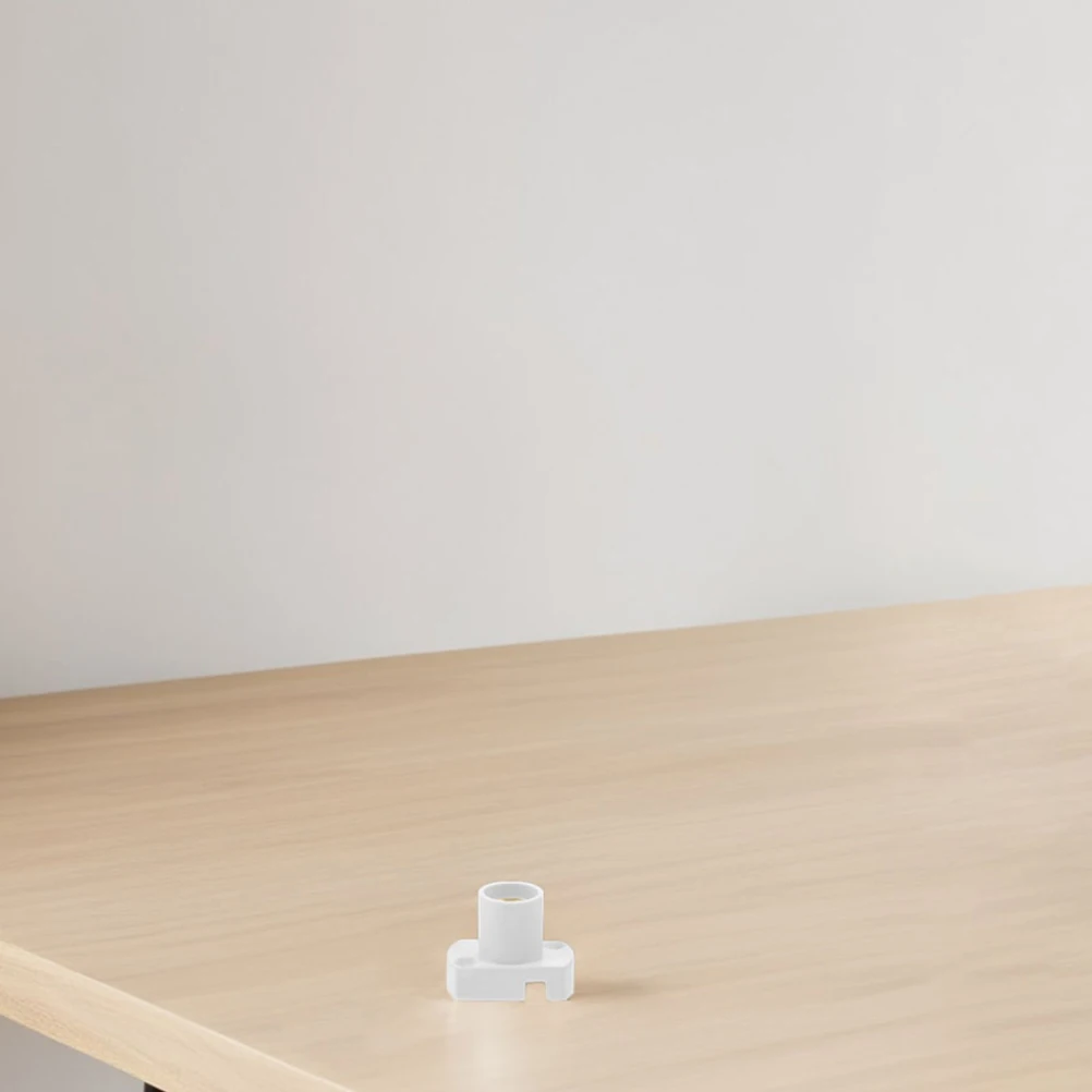 

5 шт. E12 розетка для поверхностного монтажа, узкая настенная прямоугольная винтовая основа, простая установка, внутреннее наружное освещение, безопасное, прочное