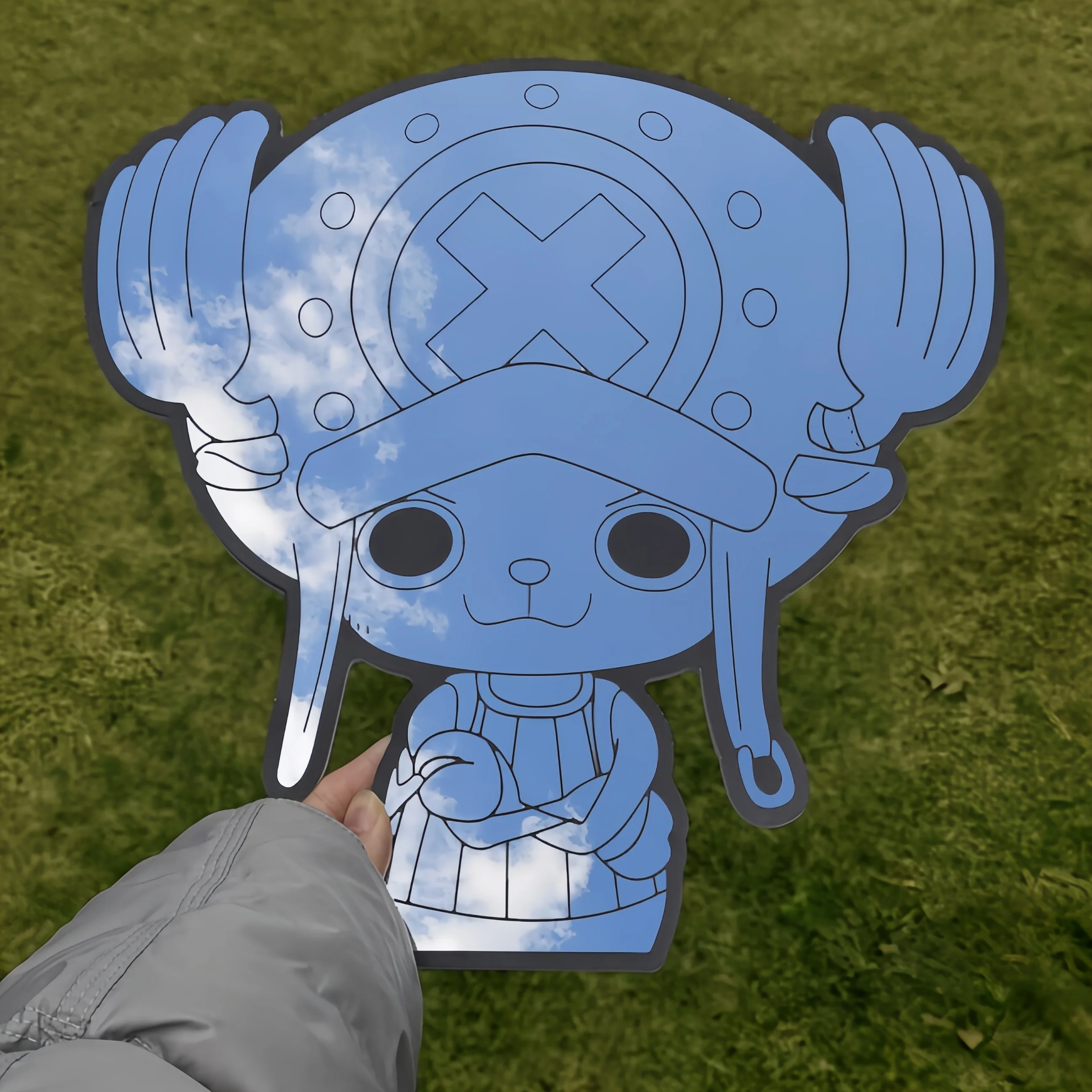 

ONE PIECE Anime Character Wall Mirror Acrylic Decorative Hanging Mirror Cool Room Decor Gift for Anime Lovers