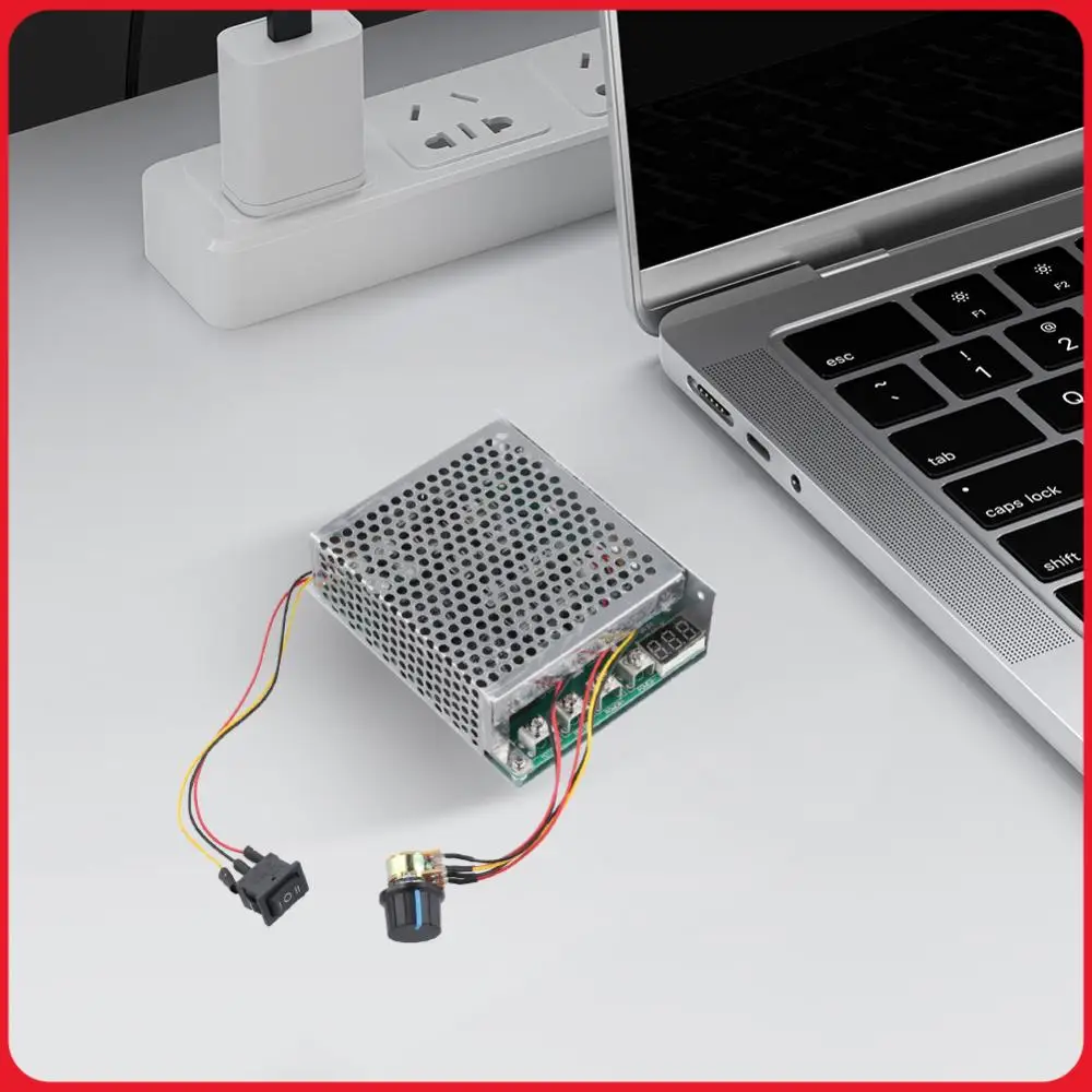 

Digital Motor Speed Regulator DC 10-55V Digital DC PWM Motor Governor 100A 12V 24V 48V Forward/Reverse Electronic Components