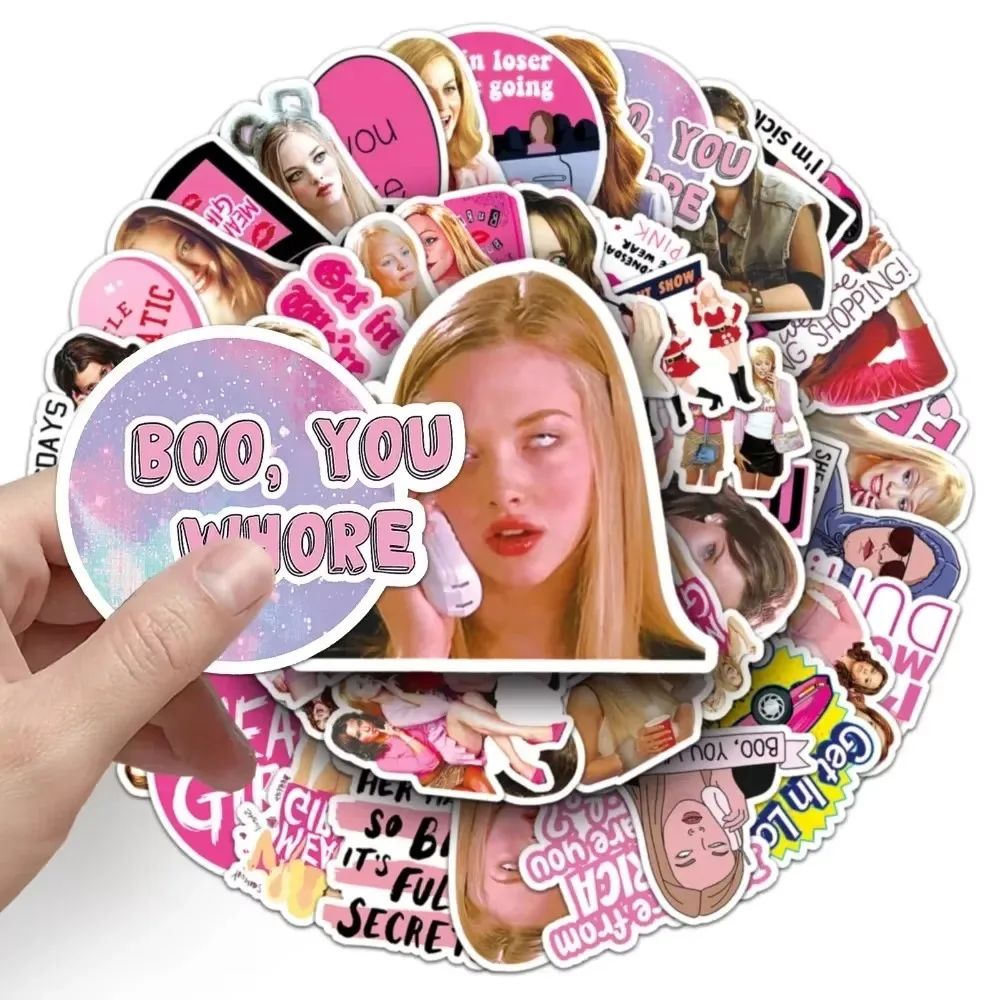 50Pcs Vintage Y2K Girl Hot Movie Stickers Decorate computers phones guitars desks toys stickers gifts