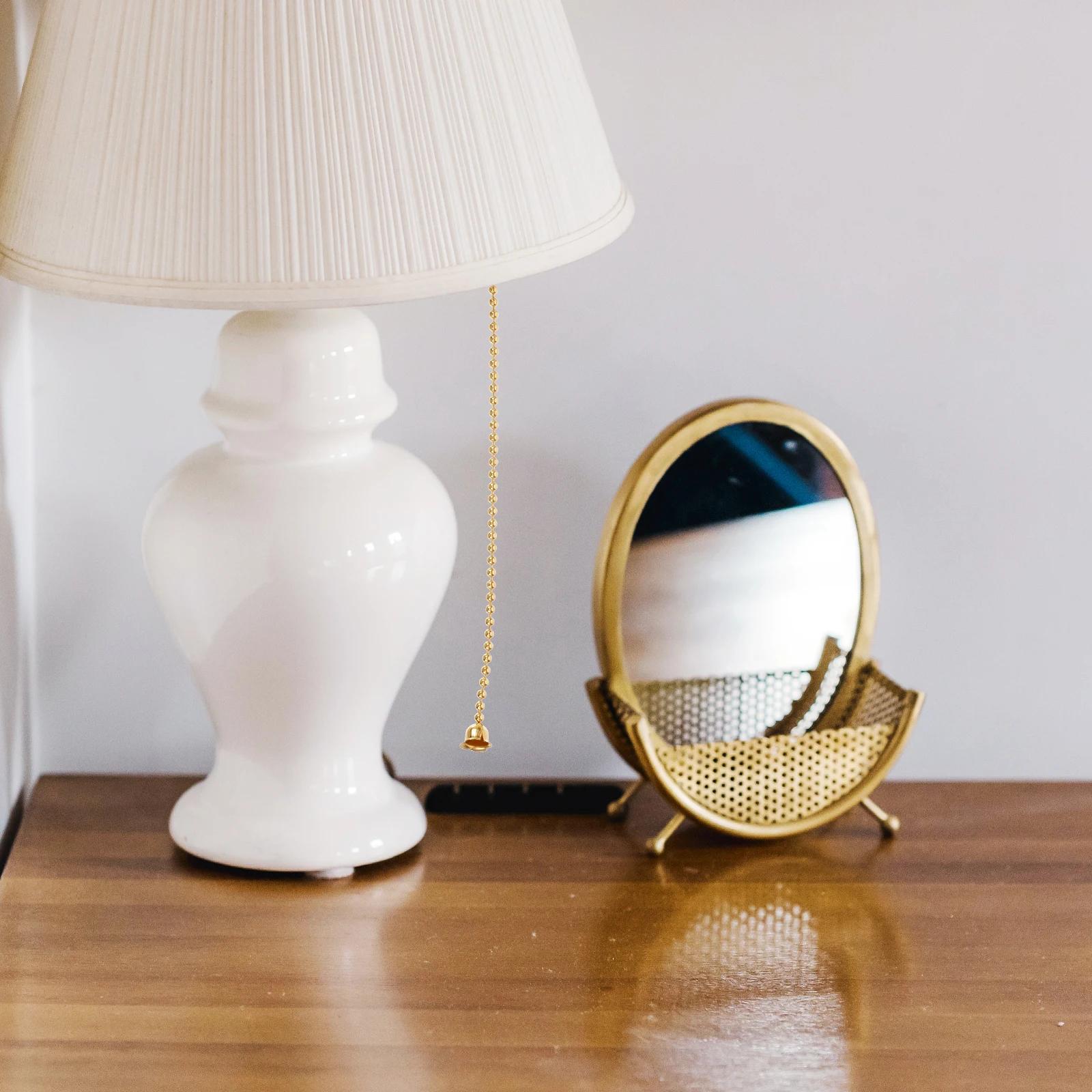 

Base Pull Chain Light Socket Lamp Holder White Golden Switch for Bulb DIY Home Lighting Screw Terminal Desk Lamp