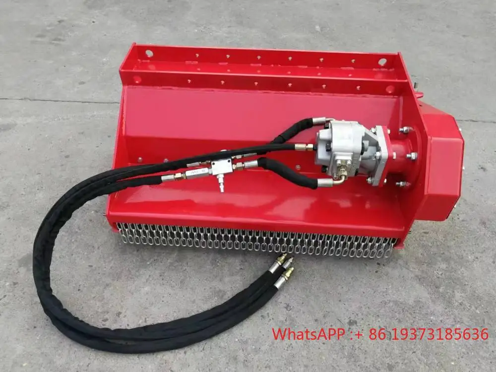 Rasaerba a scaglie per escavatore con CE Rima EM100