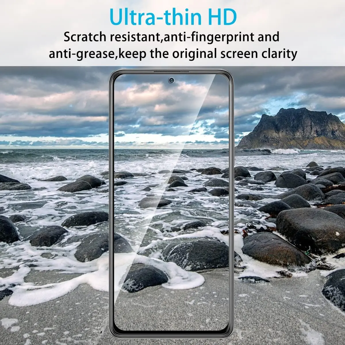 1/2/3/4Pcs For Xiaomi Redmi Note 10 Pro Tempered Glass Screen Protector - Pack of Screen Protectors for Redmi Note 10 Pro