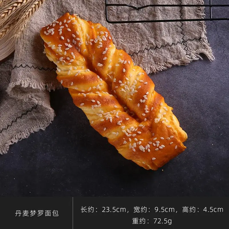 Kunstmatige Brood Taart Toast Zacht PU Baguette Model Voedsel Nep Brood Simulatie Ornamenten Bakken Winkel Decor Fotografie Props