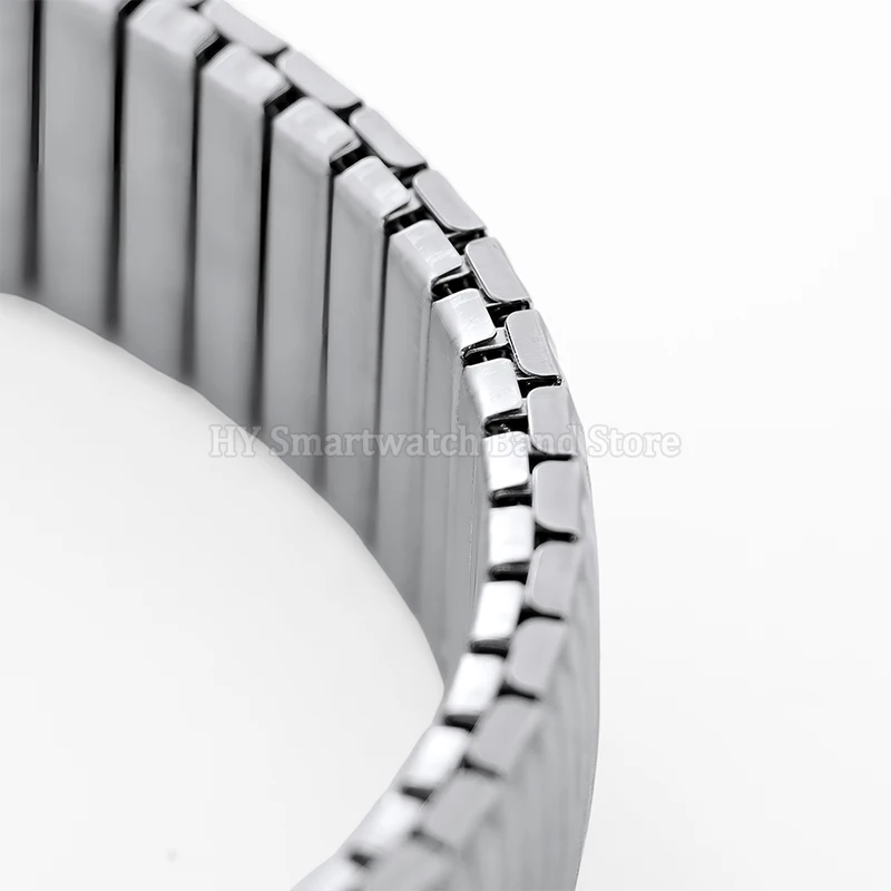 12mm 14mm 16mm 18mm 20mm cinturino elastico in acciaio inossidabile uomo donna cinturino universale cinturino per orologio di espansione elasticizzato in metallo