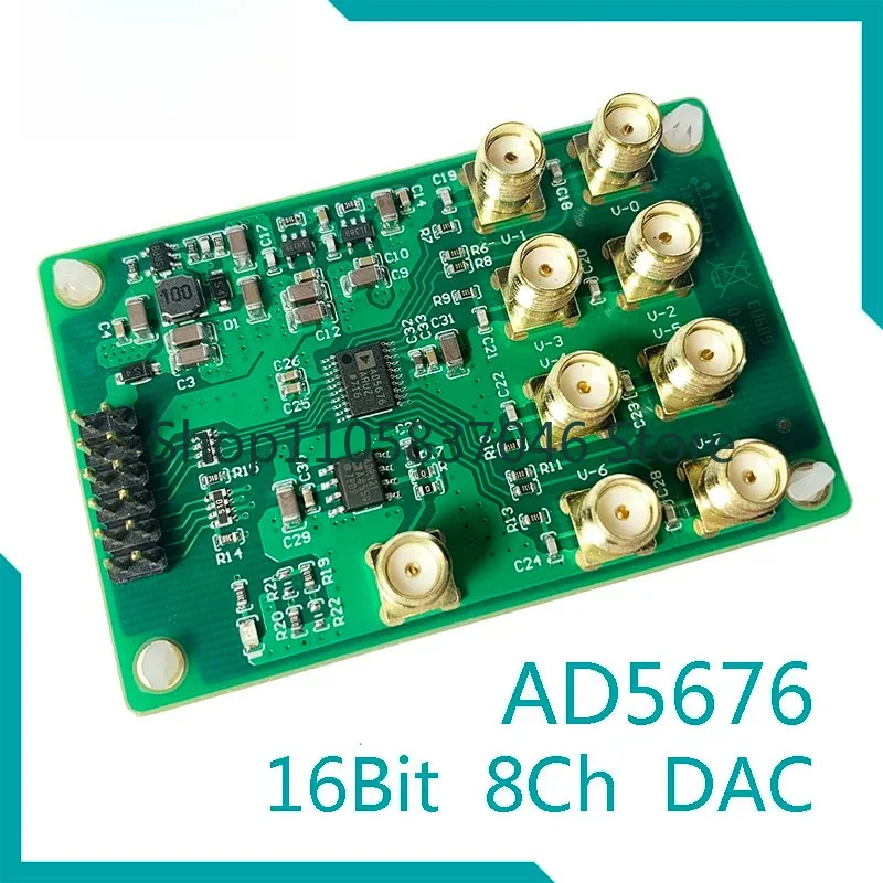 AD5676 16Bit 8ch Channel DAC Module AD5676 16Bit 8ch Channel DAC Module