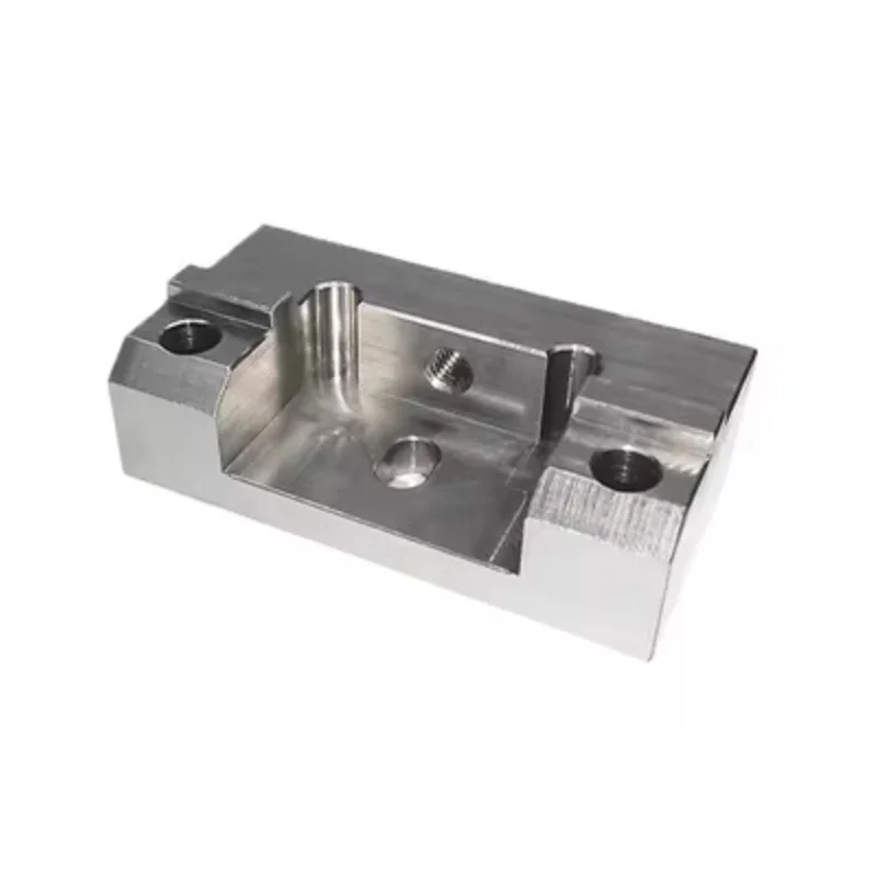 CNC Machined Stainless Steel Precision Special-Shaped Perforated Mechanical Module Special-Shaped Structure Connecting Block