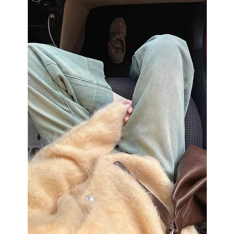 Sweater, Jumper, Cardigan Wanita Jepang Harajuku Merino Fair Isle Punk Santai Natal Liburan Meriah Musim Dingin Termal Manis