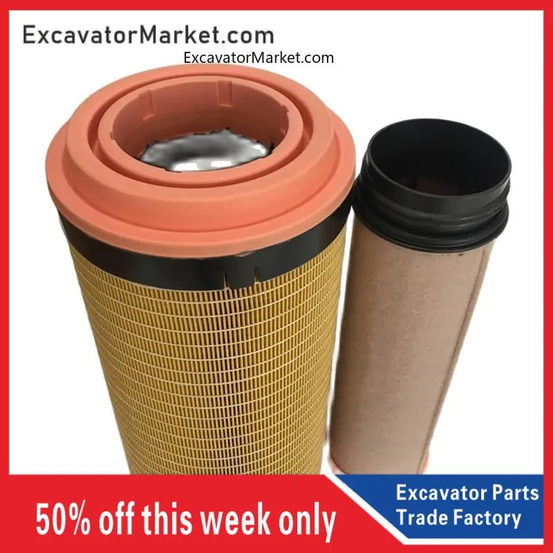 

Excavator parts For Caterpillar E320D2 323D2 324V2 Excavator Accessories Filter Air Filter Air Filter Element New