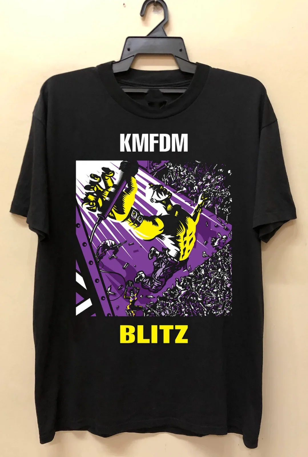 

New KMFDM Band Cotton For Fan S to 5XL T shirt Men's Tops Gym Clothing Men Men's Cropped Couples T-Shirt Oversize T-Shirts