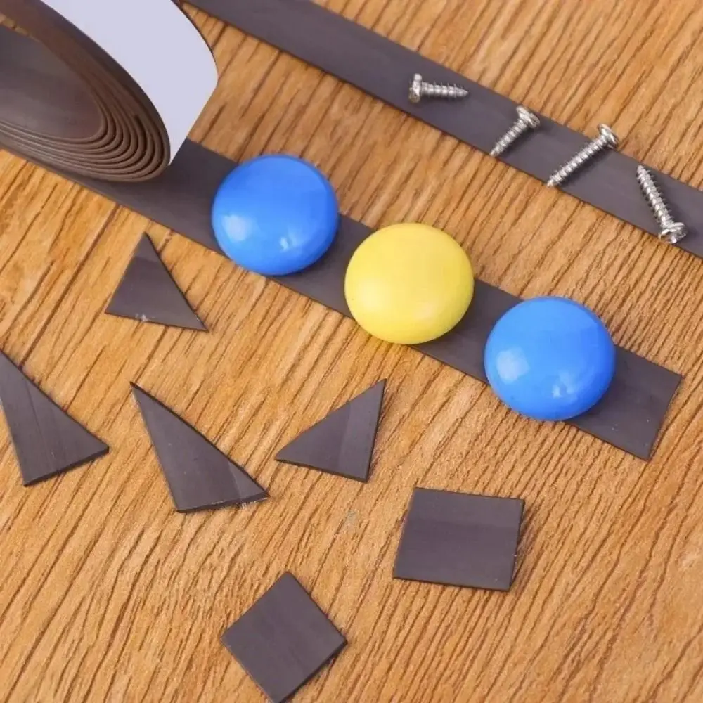

1Meter 39.37inch Magnetic Tape Strong Flexible Heavy Duty Magnets Stripe Self Adhesive Magnetic Sheets