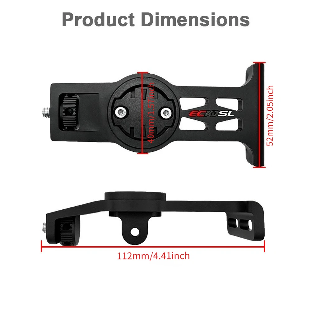 Road & MTB Stem Mount, Multi Bracket for 360 Action Camera & Bike Computer, Compatible with Garmin, iGPSPORT, XOSS