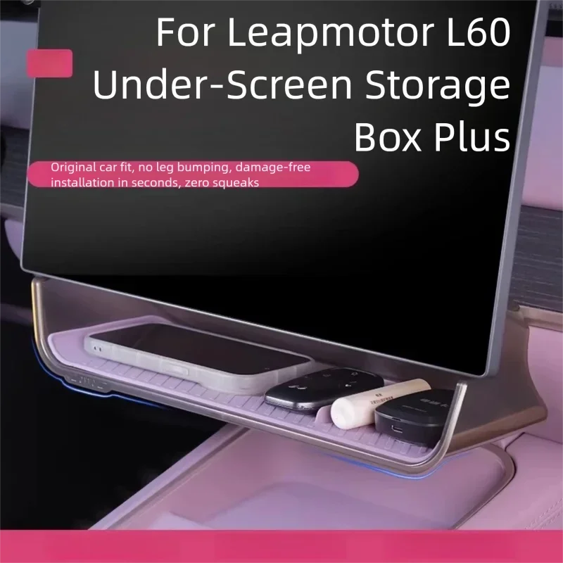 

For Leapmotor L60 Under Screen Storage Box Organizer Interior Accessories