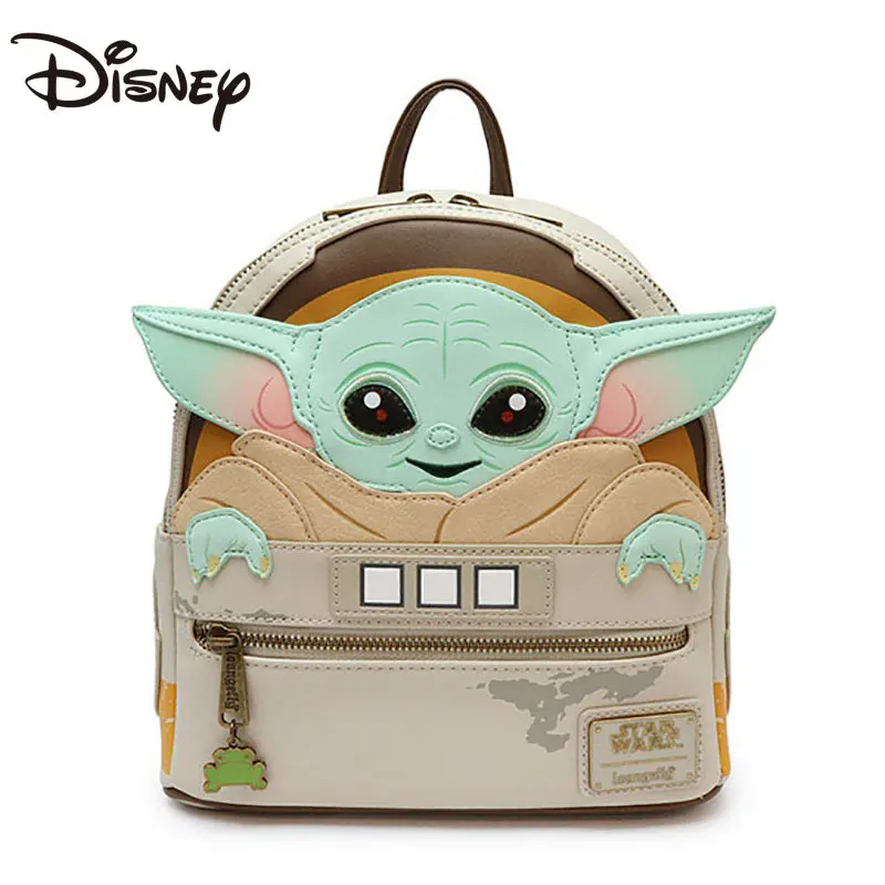 MINISO Disney Marvel Planet Station Yoda Baby School Bag Children's Student Backpack Cute Backpack