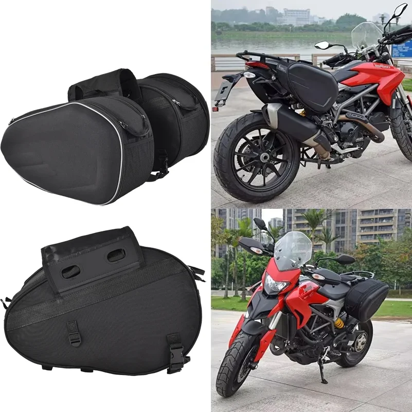 

Motorcycle Accessories Waterproof Racing Race Helmet Travel Bags Suitcase Saddlebags Luggage Rear Seat Side Bag With Raincoat