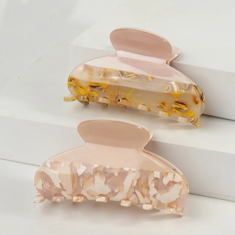 

2pcs Popular Handmade Hair Ornament Accessory Jewelry for Women Girls Fine French Design Hair Claw Clip - Office Career Bridal
