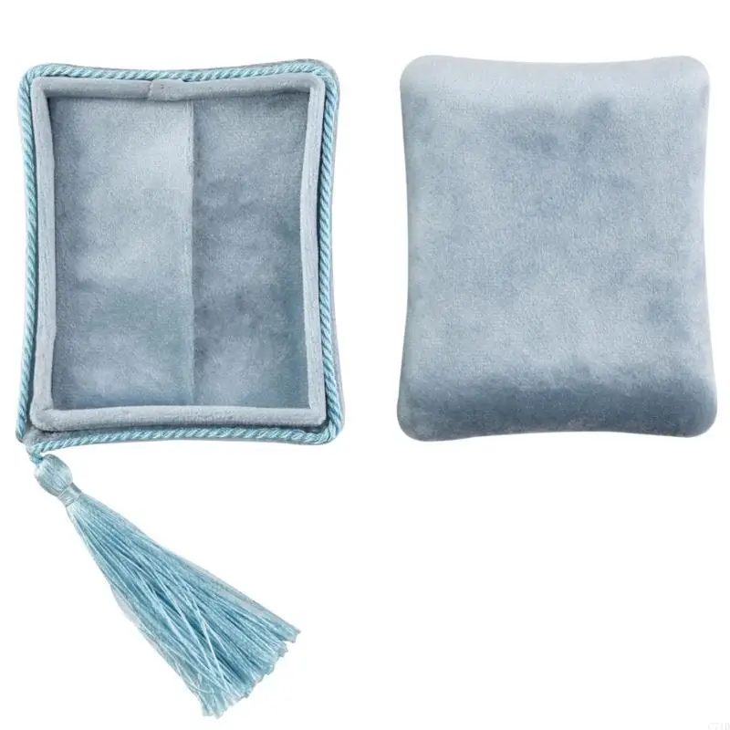  Velvety Jewelry Travel Case Easy Carry Organizers Efficient Organization Holder