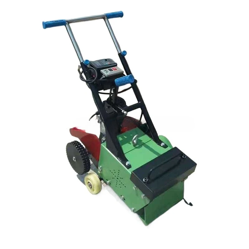 Small walk-behind shovel machine, plastic track refurbishment processor PVC ground shovel machine