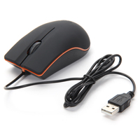 100cm Wired Mice USB 3D Wired Optical Mini Mouse Mice For PC Laptop Computers Compatible for Windows 98 / XP / Vista /7/8 Black
