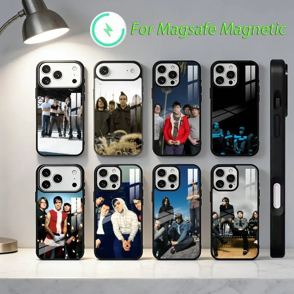 

Legendary F-Fall Out Boy Cool B-Band Phone Case For iPhone17,16,15,14,13,12,11,Plus,Pro,Max For Magsafe Wireless Charging cover
