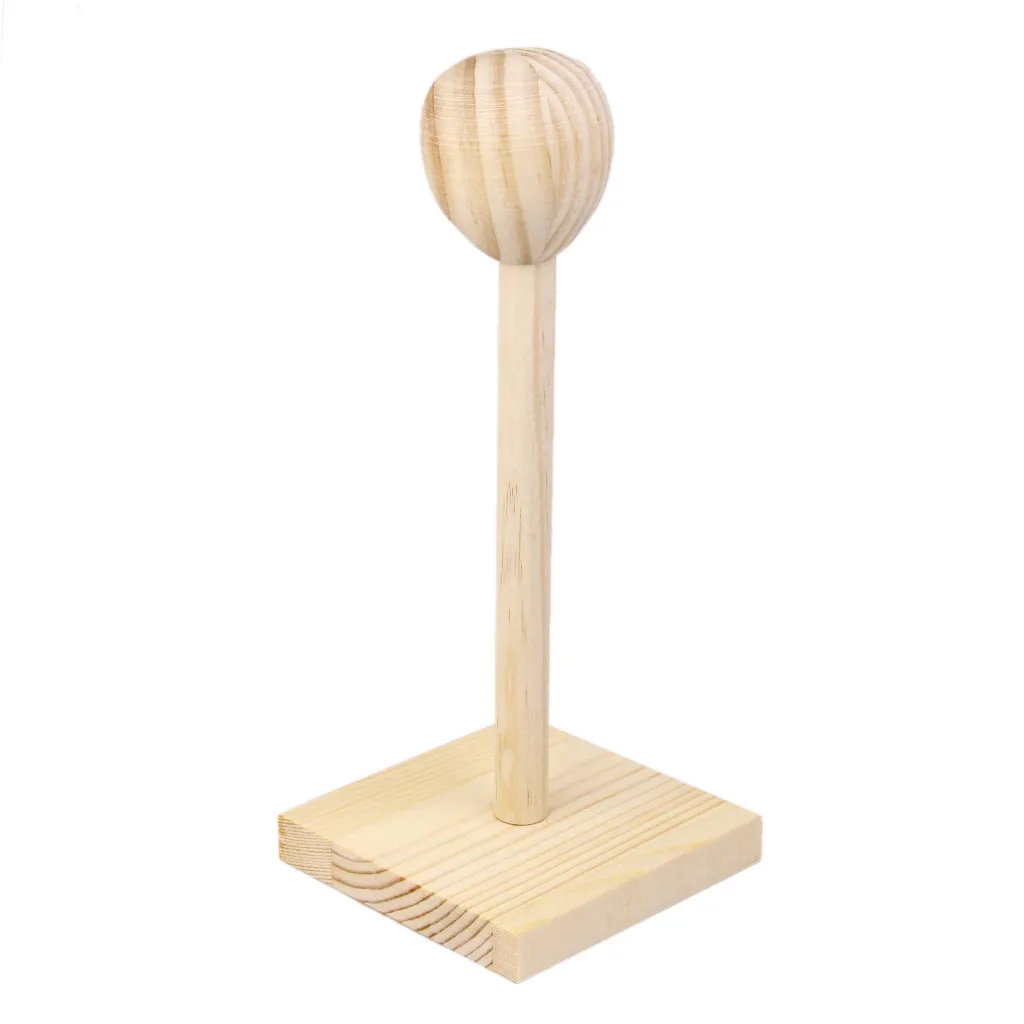 1/4 BJD espositore per parrucca in legno supporto per capelli con cappuccio per bambole DOD SD