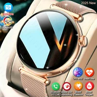 Reloj inteligente para mujer, pantalla AMOLED de 1,32 pulgadas, llamada ECG, reloj deportivo, presión arterial, Micro examen físico, esfera IA, reloj inteligente para mujer