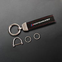 Suede Zinc Alloy Car Key Rings Keychain For BMW Performance i8 Z4 Z8 X3M X4M G82 G80 F80 F87 G30 G20 G32 F40 F45 F46 E70 E71 G11