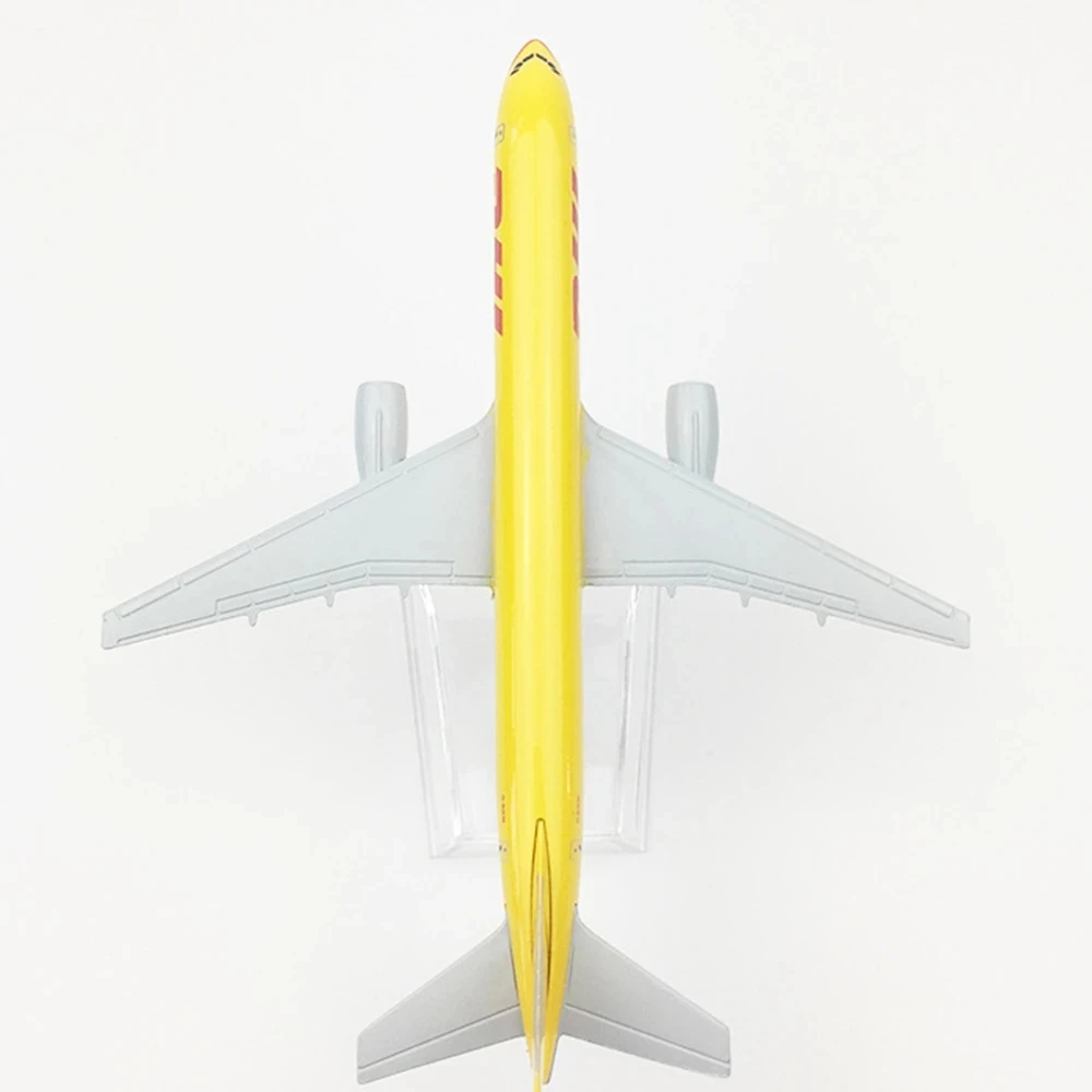 16 سنتيمتر DHL B777 الخطوط الجوية 1/400 نموذج طائرات سبيكة المواد الطيران أرقام جمع طائرة عناصر مصغرة مع حامل هدية