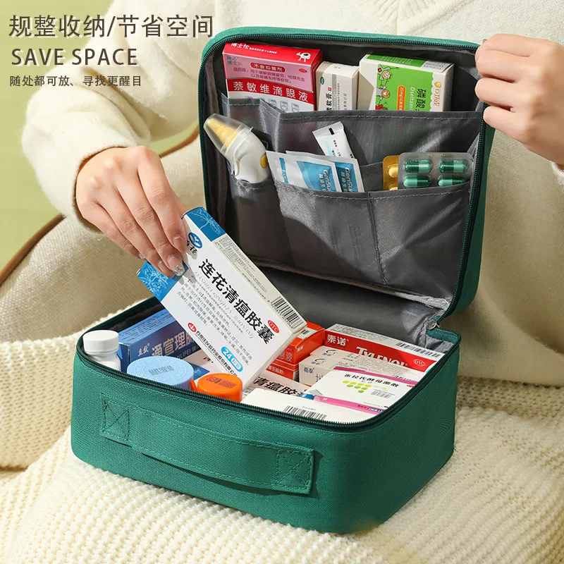 

Travel hygiene emergency supplies packaging, health bag, portable home medicine storage bag, medical supplies box