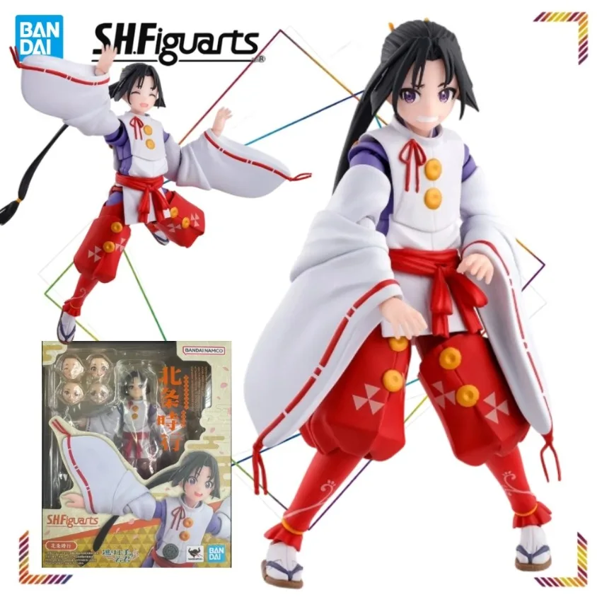 

BANDAI S.H.Figuarts Tokiyuki Hojo Action Figures Nige Jouzu No Wakagimi Anime Collection Model Gift Toy for Fans