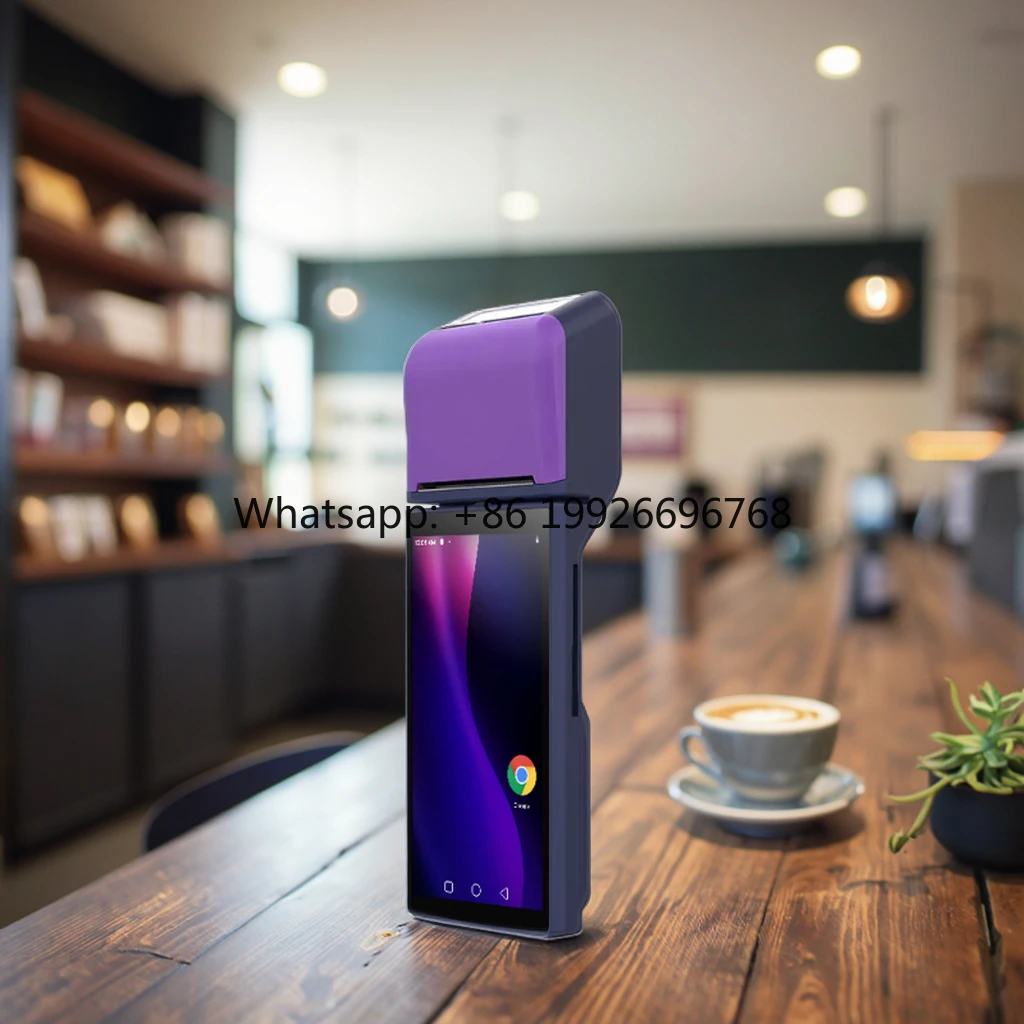 

All-in-One 6-Inch Android 9 POS System Thermal Printer with NFC & USB for Mobile Payment and Financial Use