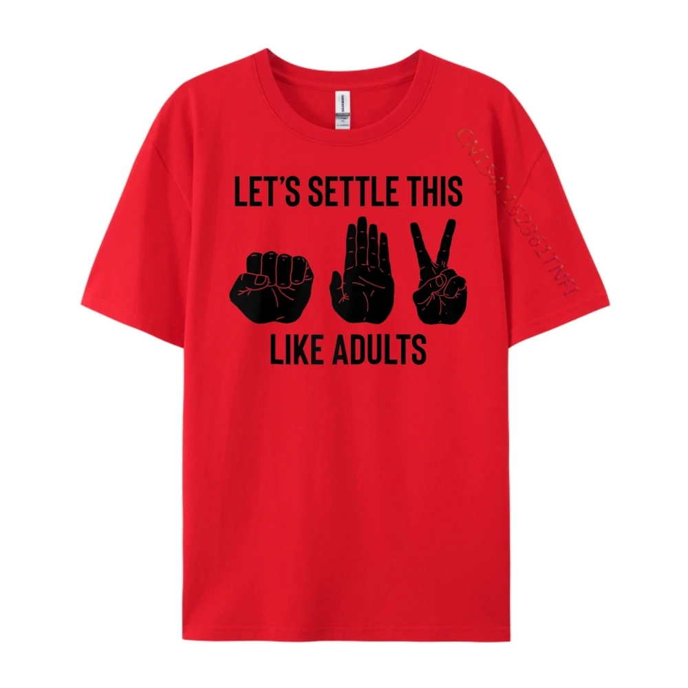 

Let Settle This Like Adults Rock Paper Scissor Raglan Oversized T Shirt Men Male Autumn Custom T Shirt England Style