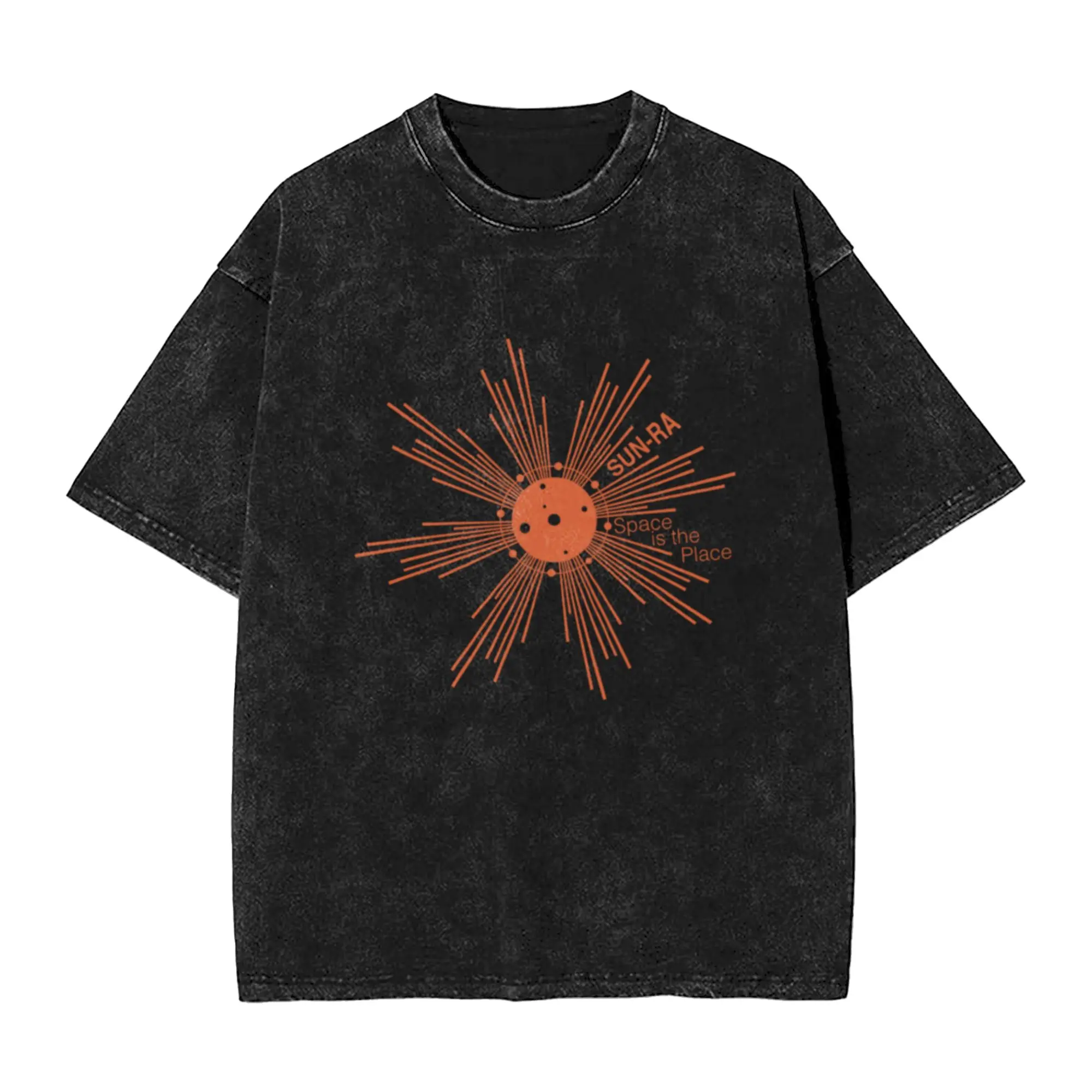 Sun Ra Space Is the Place Minimalist Tribute Design  Unique Comfort A Washed T Shirt Men's Women's Oversized Cotton Tees Tops