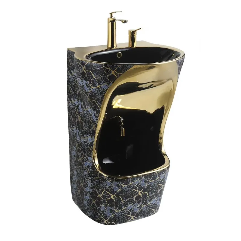 

Ceramic wash basin, bathroom basin with faucet